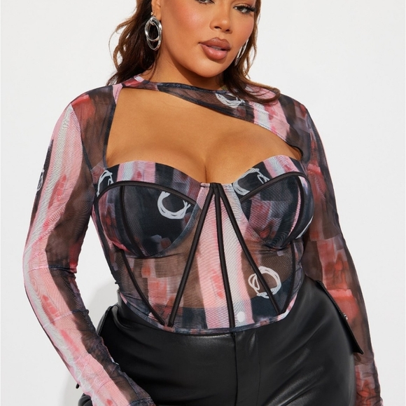 Nwt fashion corset  bodysuite - Picture 5 of 6